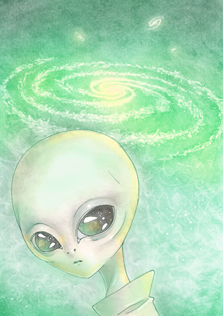 Alien hybrid child