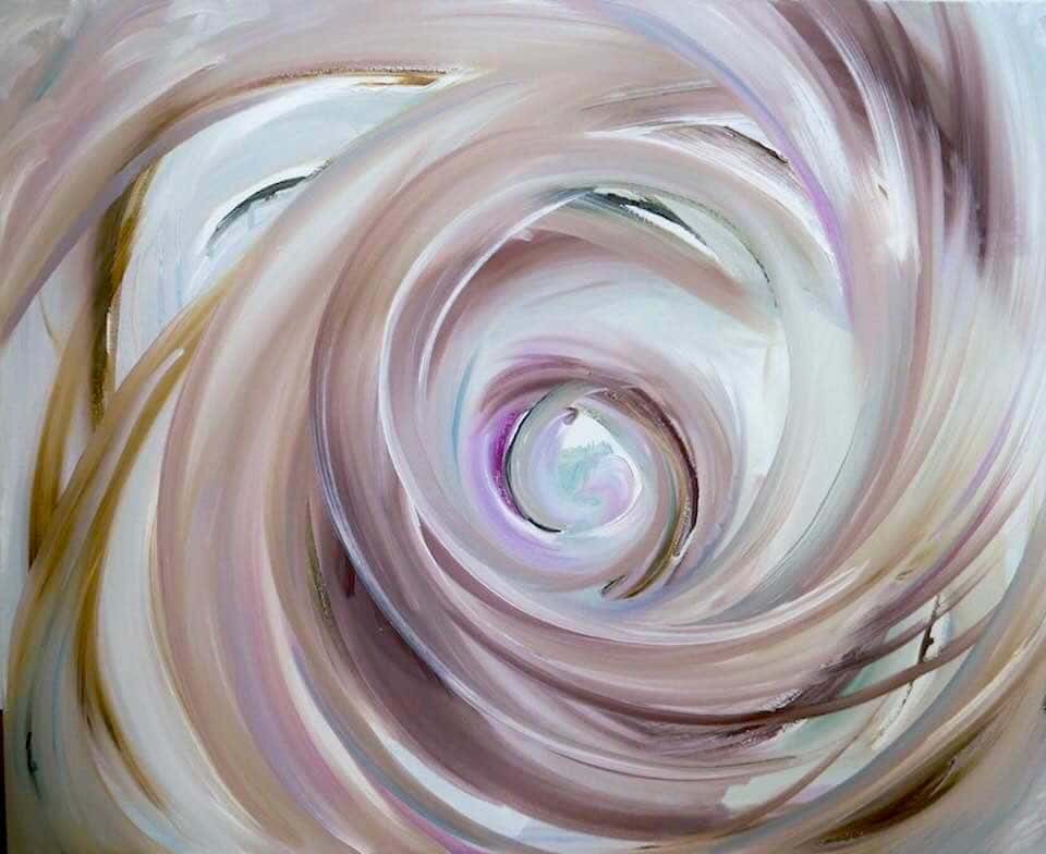 cream abstract spiritual art